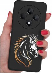 Etui do Oppo Reno 12 F 5G | 12 FS 5G WZORY |SILIKONOWE MATT CASE + SZKŁO 9H