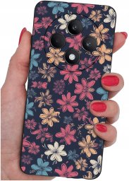 Etui do Oppo Reno 12 F 5G | 12 FS 5G WZORY |SILIKONOWE MATT CASE + SZKŁO 9H