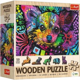 Trefl PUZZLE DREW 501EL TREFL KOLOROWY SZCZENIAK PUD6