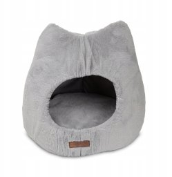 Legowisko/budka dla kota, szare, 45*45*42cm