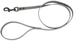 Smycz dla psa z wytrzyma�ej gumy, szara, 16mm/1,2m