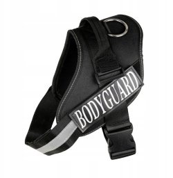 Szelki Bodyguard dla psa, czarny, XL, 70-90 cm