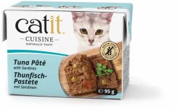 Cuisine Tuna Pate, pasztet, dla kota, tu�czyk i sardynki, 95g