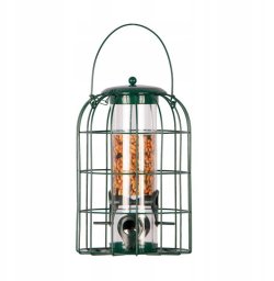 Karmnik dla ptak�w, metalowy, wisz�cy 17,5x27 cm