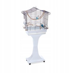 Sofia, klatka, dla ptak�w, jasnoniebieska, 62,5x33x61/132 cm, na k�kach