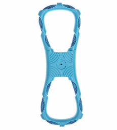 Gryzak, dla psa, TPR/sznurek, niebieski, 28,8x10,2x2,6 cm