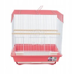 Klatka dla ptak�w, ciemnor�owa,  wym. 36 x 28.8 x 36.8cm