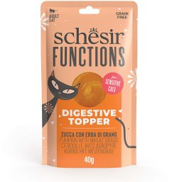 Functions, sumplement, dla kota, dynia i trawa pszeniczna, 40 g, saszetka, wspomaga trawienie