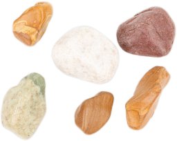 Kamienie polerowane Multicolor Pebble   50-80 mm  do akwarium terrarium 10kg/OPAK