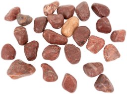 NB Minerals Kamienie polerowane Red Pebble 20-30 mm do akwarium terrarium, 5kg/OPAK