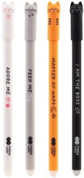 GDD Długopis wymazywalny Kitty 0,5mm niebieski (12szt)