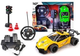 Auto R/C z kierownicą i pedałami mix