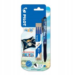 Pióro kulkowe Frixion niebieski+3 wkłady One Piece