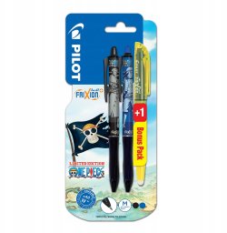 Pilot Pióro kulk Frixion 2 kolory+zakreślacz ONE PIECE