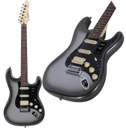 SAGA Dazzles Gitara elektryczna Mercury Gray