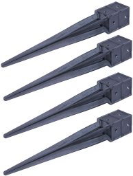 PSG Kotwa EKO* stabilizacyjna 90x90 mm do domków drewnianych, słupów, płotów