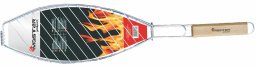 Ruszt do pieczenia ryb, Master Grill, stal chromowana