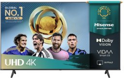 Hisense 55A6Q Telewizor 139,7 cm (55") 4K Ultra HD Smart TV Wi-Fi Czarny 300 cd/m²