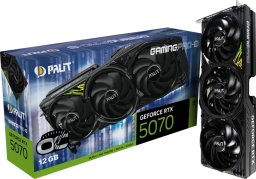 Karta graficzna Palit GeForce RTX 5070 GamingPro-S OC 12GB GDDR7 DLSS4 (NE75070T19K9-GB2050U)