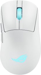 ASUS ROG Keris II Origin WHT myszka Gaming Po prawej stronie RF Wireless + Bluetooth + USB Type-A Optyczny 42000 DPI