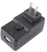 POWER SUPPLY-100-240 VAC, 5 V, 2.5 A WITH US PLUG.