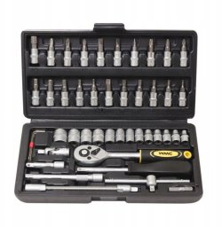 SOCKET SET ROCKFORCE 46PCS