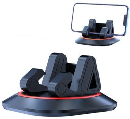 Uchwyt samochodowy do telefonu, obrotowy 360, Supero, czarny