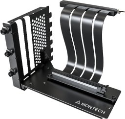 Montech Zestaw mocujący Vertikales GPU PCIe 4.0 Riser-Kabel czarny