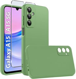 Etui do Samsung Galaxy A15 4G | A15 5G CASE SOFT MATT PLECKI MATOWE + SZKŁO