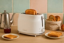 Toster na dwie kromki AMBITION ELECTRO VINTAGE biały