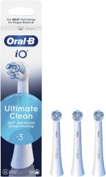Oral-B iO Ultimate Clean replacement brushes 3pcs, white