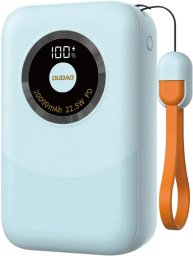 Powerbank Dudao K21 Mini 10000mAh 22.5W USB-A / USB-C - niebieski