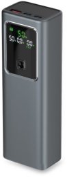 Powerbank SBS 20000mAh PD 100W z wyświetlaczem LCD - szary