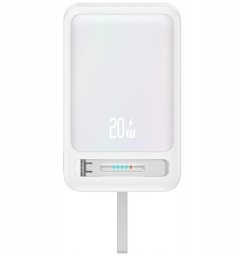 Powerbank USAMS XM Series CD219 10000mAh Magnetic Wireless biały