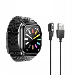 Smartwatch Hoco 2,02" TFT z fukcją rozmowy DYD02 czarny