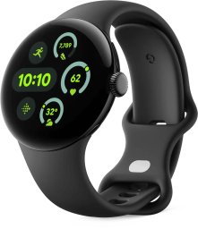 Pixel Watch 3 (45mm), Active Band, Obsidian, Large, WW