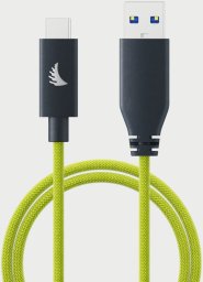 Kabel USB PNY USB-A - USB-C 0.3 m Limonkowy