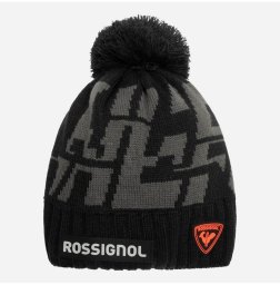 Czapka Rossignol Hero Pompon czarny