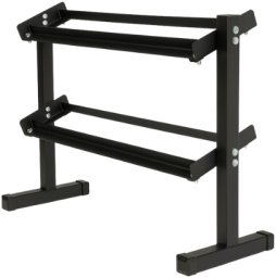 Stojak na hantle 2-poziomowy Compact UNDERFIT regulowana szerokość 350 kg