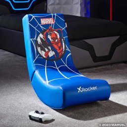 X Rocker Marvel Spider-Man Gaming Bodensessel blau