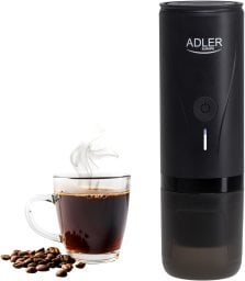 Adler AD 4400 Przenośny elektryczny ekspres ciśnieniowy do kawy - 20 bar - USB