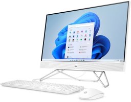 Komputer All in One HP 24-cb1035ns / 6G1M5EA / Intel i5-12 / 8GB / SSD 512GB / Intel Xe / FullHD / Win 11 / Biały