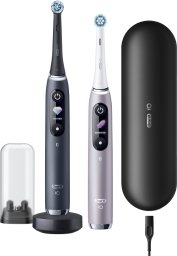 Szczoteczka Oral-B iO Series 9 Duo 2 szt. Black Onyx/Rose Quartz