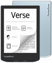 Czytnik PocketBook Verse niebieski + Shell Cover