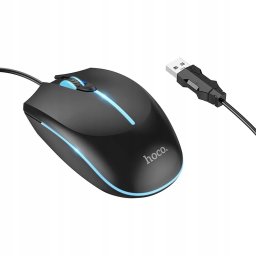 Myszka przewodowa gamingowa Hoco USB A 2400 dpi GM37 czarna