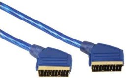 Kabel Hama Scart - Scart 1.5m niebieski (029654)