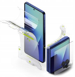 ZESTAW OCHRONNY RINGKE 3-IN-1 PROTECTOR PRO GALAXY Z FLIP 7 CLEAR