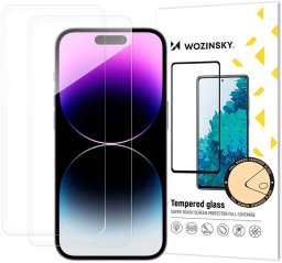 Wozinsky Zestaw 2 szkieł hartowanych Tempered Glass na iPhone 17 Pro / 16 Pro