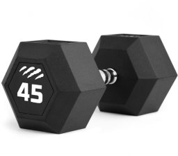Tiguar Hantel WHEX0450 gumowany 1 x 45 kg