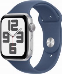 Smartwatch Apple Watch SE GPS 44mm Silver Alu Sport S/M Granatowy  (MXEQ3ET/A)